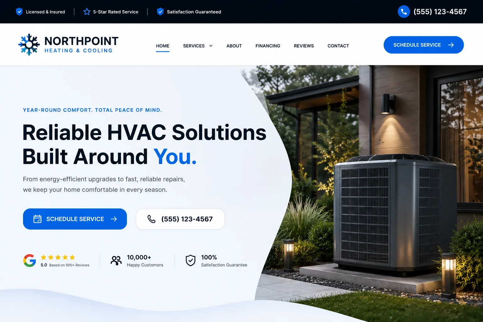 Example trade website built by Sholtix